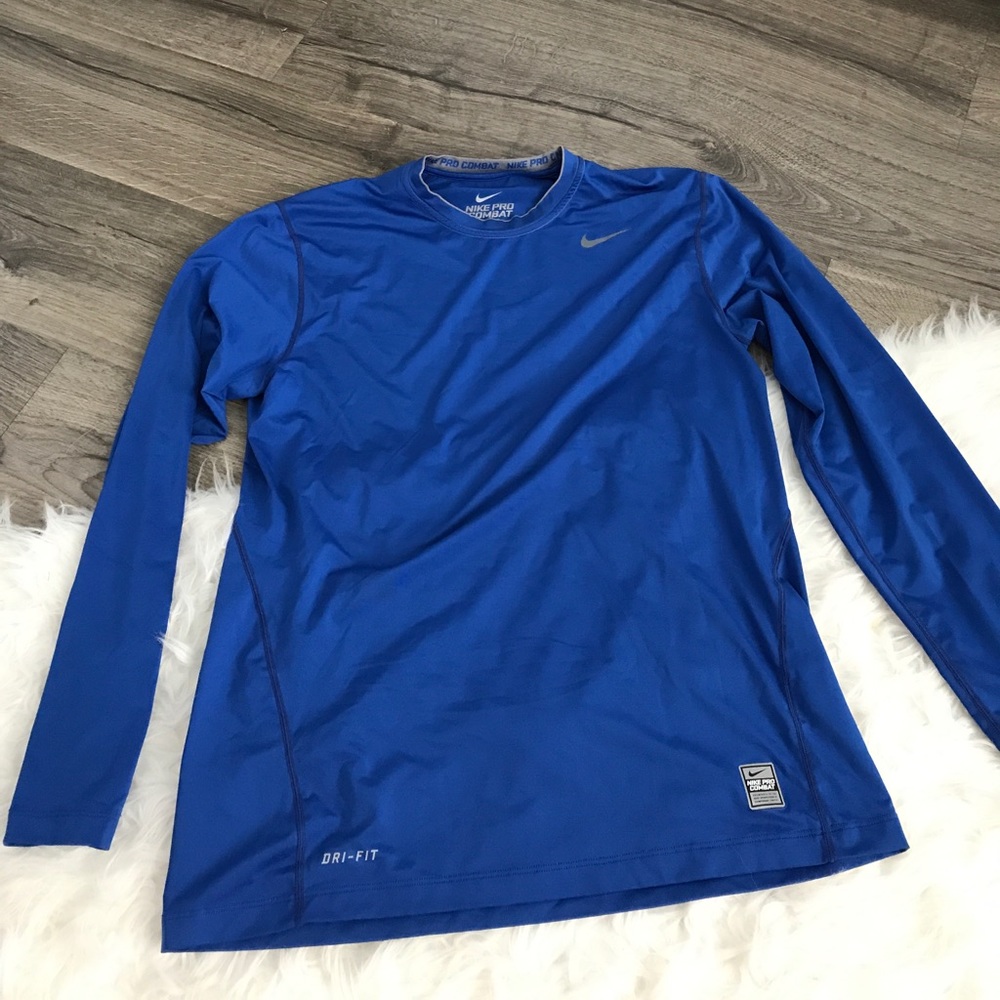 Nike pro combat dri-fit work out shirt